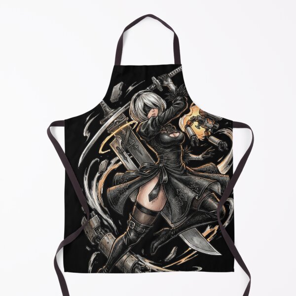 Item preview, Nier Automata 2B Classic Design T-Shirt | Blindfold Black Dress Android designed and sold by Senpaiwaves.