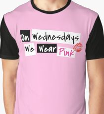 On Wednesdays We Wear Pink Graphic T-Shirt