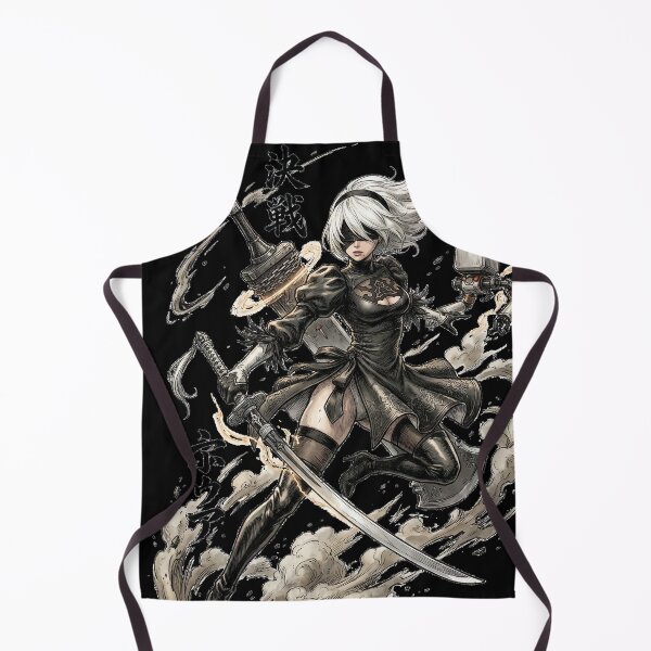 Item preview, Nier Automata 2B Iconic Outfit T-Shirt | Blindfold Dress Classic Design designed and sold by Senpaiwaves.