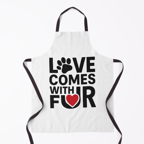 Item preview, Love Comes With Fur - Bold Valentine Pet Design designed and sold by MKreative Studio.