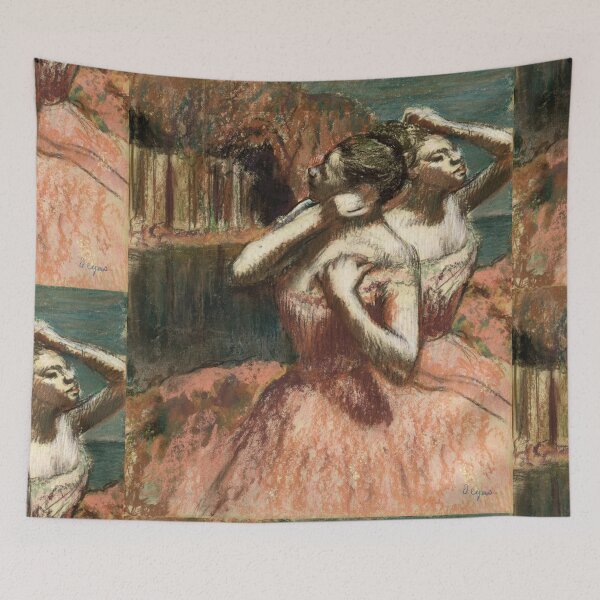Item preview, Trois Danseuses by Edgar Degas: Blue Ballerinas Fine Art Poster designed and sold by artofuniverse.