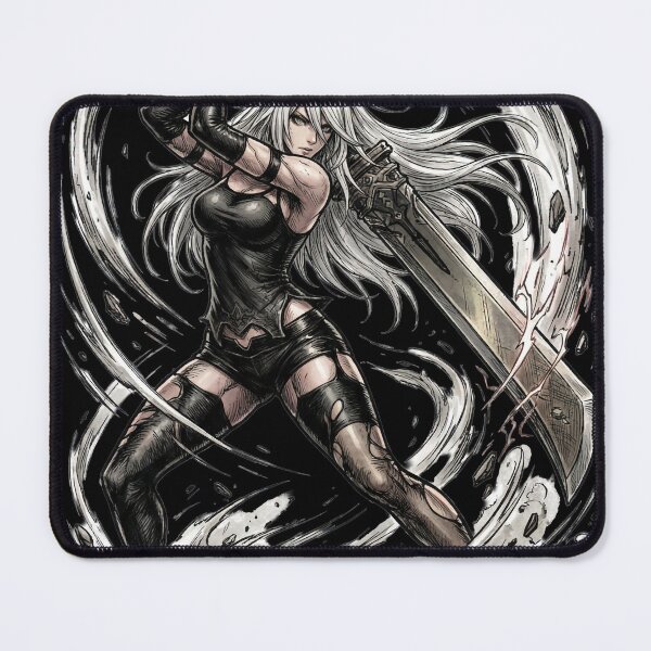 Artikelvorschau, Nier Automata A2 T-Shirt | YoRHa Typ A Nr. 2 Prototyp-Schwertdesign entworfen und verkauft von Senpaiwaves.