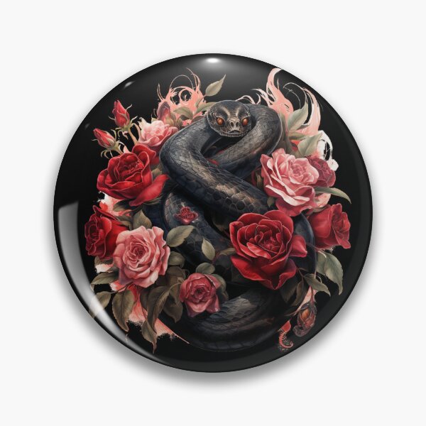 Item preview, Thorned Embrace of the Black Serpent designed and sold by TheInkRaven.