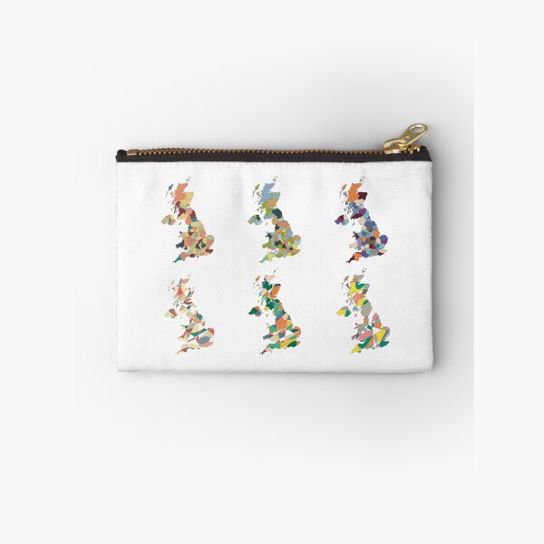 Item preview, UK Map Poster — Abstract Colourful Art designed and sold by iampaulmorris.