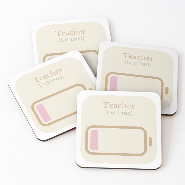 Item preview, Teacher, But Tired – Cozy Teacher Burnout Design designed and sold by ChibiKiramimi.