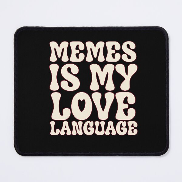 Item preview, Memes Is My Love Language – Retro Vintage Typography  designed and sold by stylishdzign.