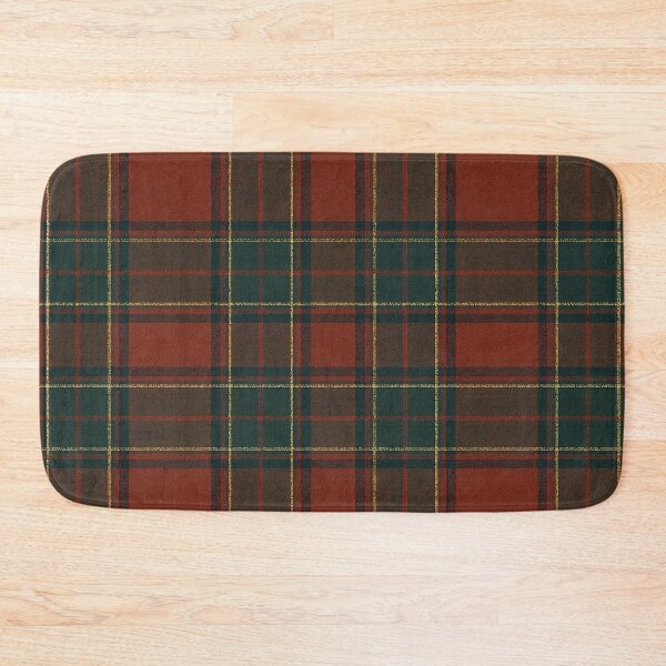 Item preview, Luxury Tartan Plaid with Gold Thread designed and sold by myforestfog.
