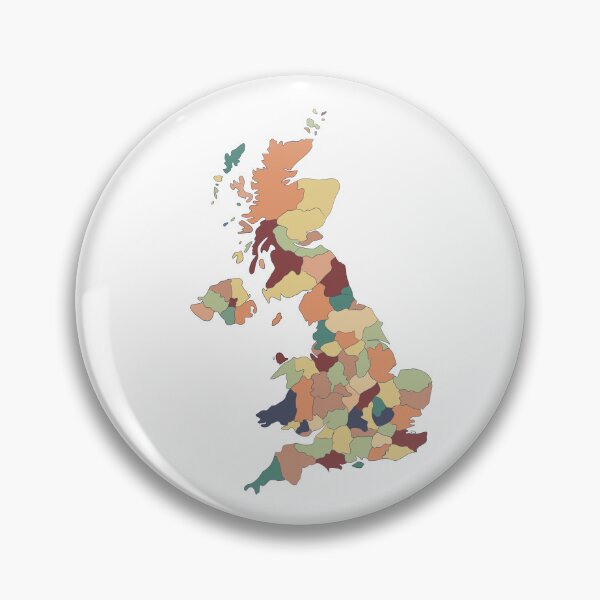 Item preview, UK Map Mug — Abstract Colourful Art designed and sold by iampaulmorris.