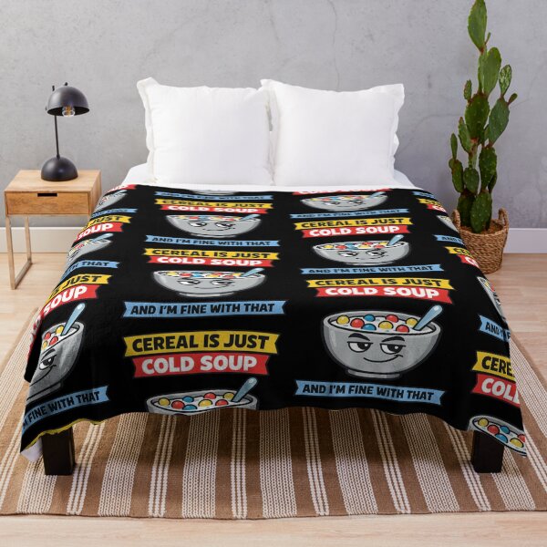 Item preview, Cereal Is Just Cold Soup Funny Breakfast Logic Meme designed and sold by TeeTimeTreasure.