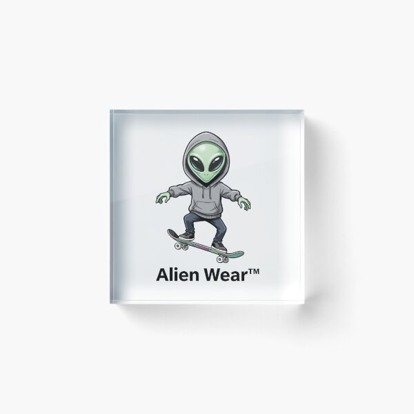 Item preview, Alien Wear – Skating Through the Galaxy designed and sold by WearContext.