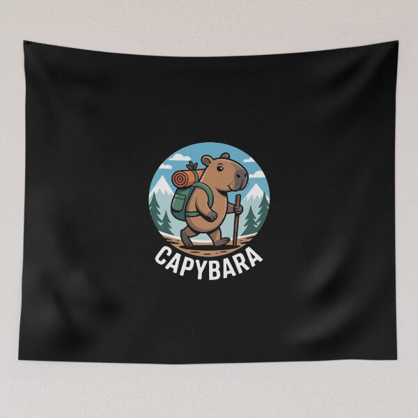 Item preview, Capybara Hiking designed and sold by jkrphoto.