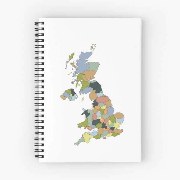 Item preview, UK Map Sticker — Abstract Colourful Art designed and sold by iampaulmorris.