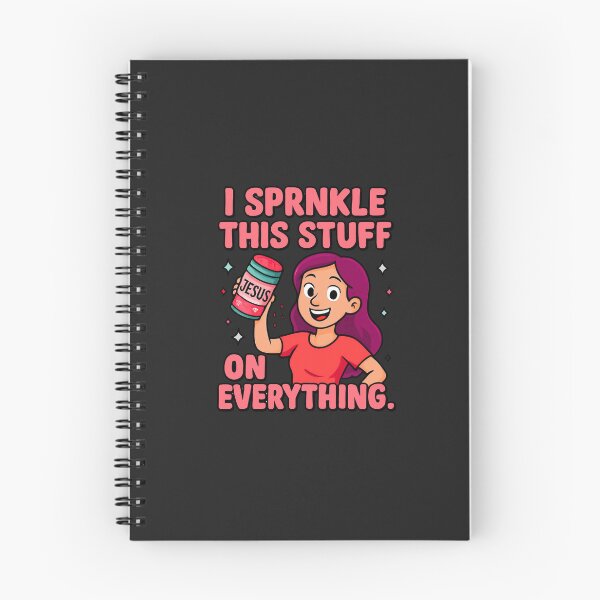 Item preview, I Sprinkle This Stuff On Everything Jesus - Funny Christian Faith Quote designed and sold by Wonder Pixel Studio.