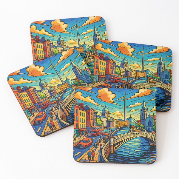 Item preview, Dublin, city | Comics stylCartoone -  designed and sold by ComicsFactory.