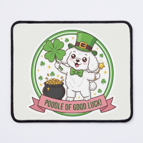 Item preview, Cute Kawaii Poodle Leprechaun St Patricks Day 2026 designed and sold by arup7980.