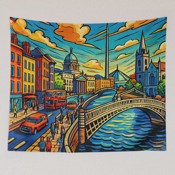 Item preview, Dublin, city | Comics stylCartoone -  designed and sold by ComicsFactory.