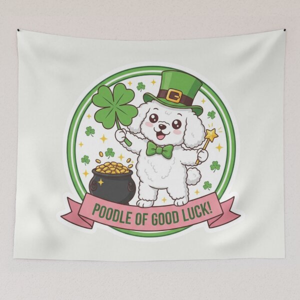 Item preview, Cute Kawaii Poodle Leprechaun St Patricks Day 2026 designed and sold by arup7980.