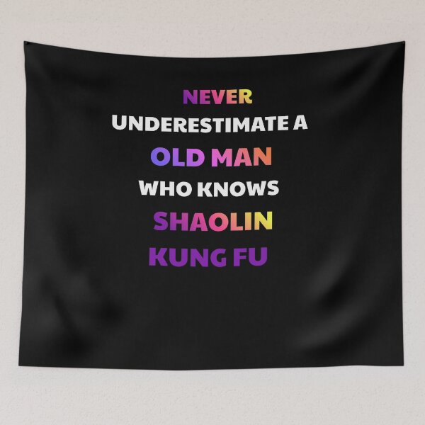 Item preview, Old Man Shaolin Kung Fu Martial Arts Design designed and sold by julissa9474.