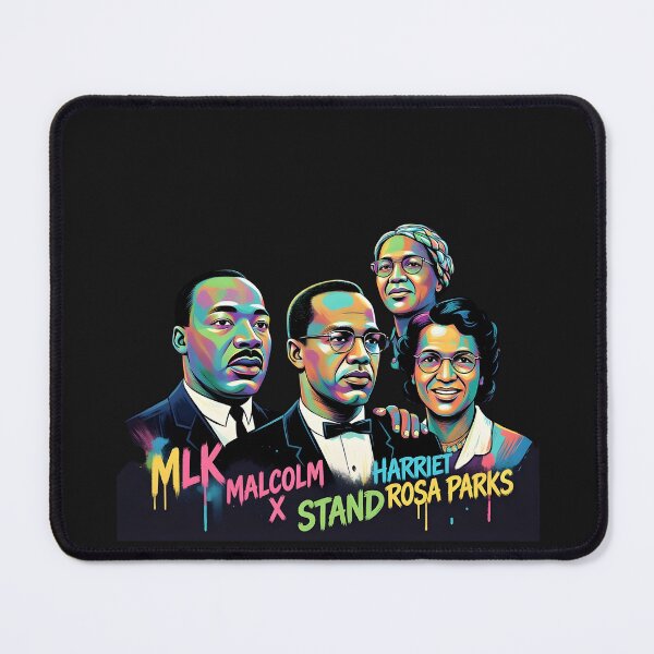 Item preview, MLK Malcolm X Rosa Parks Harriet Tubman Group designed and sold by GrumpySableye.
