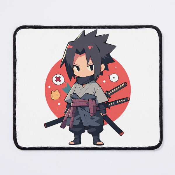 Item preview, Chibi Shadow Ninja with Twin Swords | Cute Anime-Style Warrior Art designed and sold by Dyan4.