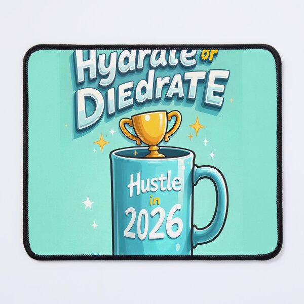 Item preview, Hydrate Hustle Health Mug designed and sold by KAUKUDESIGNS.
