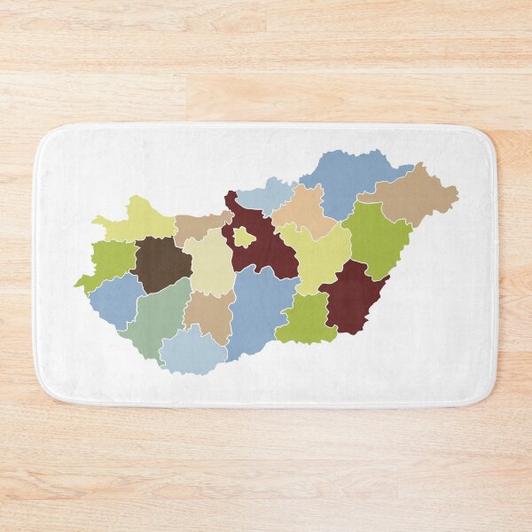 Item preview, Hungary Map Mug — Abstract Colourful Art designed and sold by iampaulmorris.