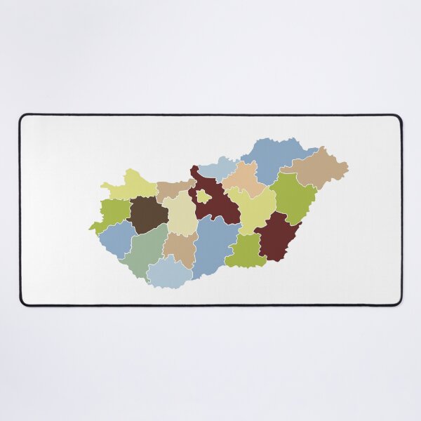 Item preview, Hungary Map Mug — Abstract Colourful Art designed and sold by iampaulmorris.
