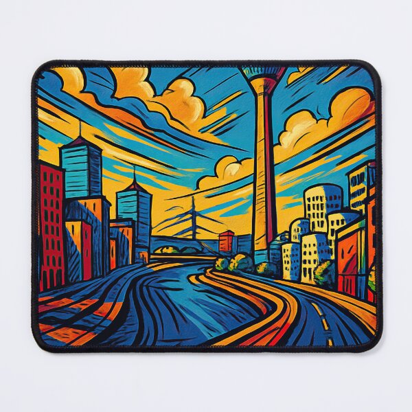 Item preview, Düsseldorf, city | Comics stylCartoone -  designed and sold by ComicsFactory.