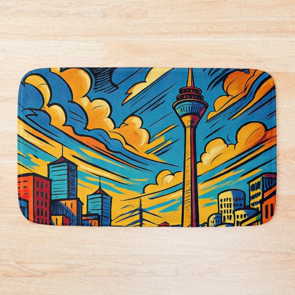 Item preview, Düsseldorf, city | Comics stylCartoone -  designed and sold by ComicsFactory.