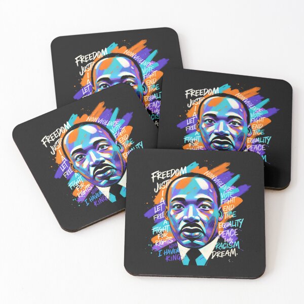 Item preview, Martin Luther King Jr Vibrant Dreamer Legacy Art designed and sold by GrumpySableye.