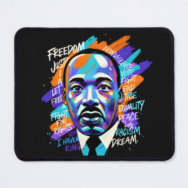 Item preview, Martin Luther King Jr Vibrant Dreamer Legacy Art designed and sold by GrumpySableye.