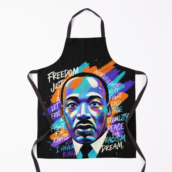 Item preview, Martin Luther King Jr Vibrant Dreamer Legacy Art designed and sold by GrumpySableye.