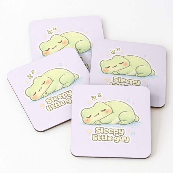 Item preview, Sleepy Little Guy – Cute Pastel Frog Illustration designed and sold by Kylie’s Kanvas.