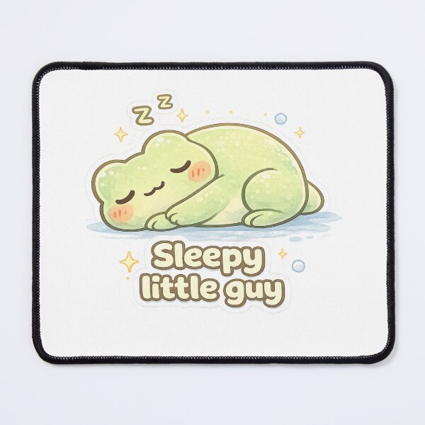 Item preview, Sleepy Little Guy – Cute Pastel Frog Illustration designed and sold by Kylie’s Kanvas.