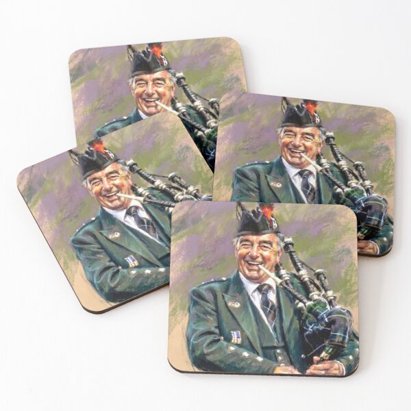 Item preview, The Happy Bagpiper designed and sold by Mackenzie Moulton International Artist .