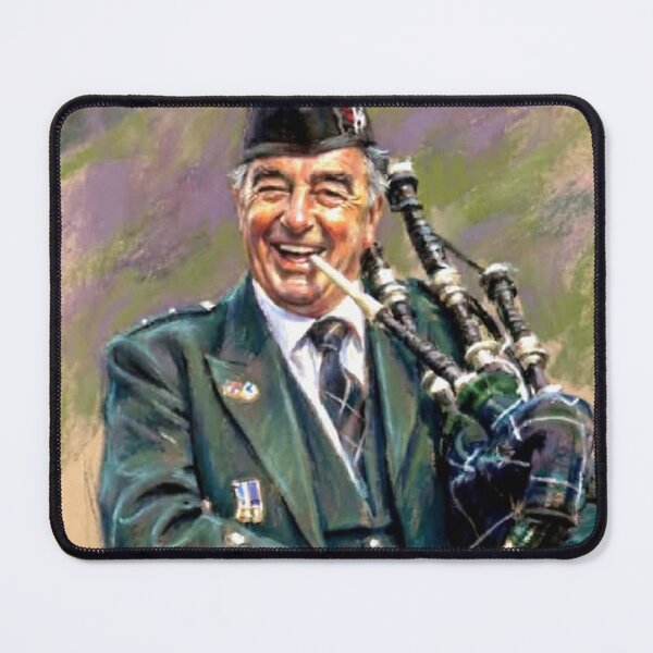 Item preview, The Happy Bagpiper designed and sold by Mackenzie Moulton International Artist .
