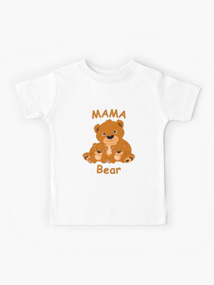 Love You Mama Bear Print Girls Graphic Long Sleeve Sweatshirt