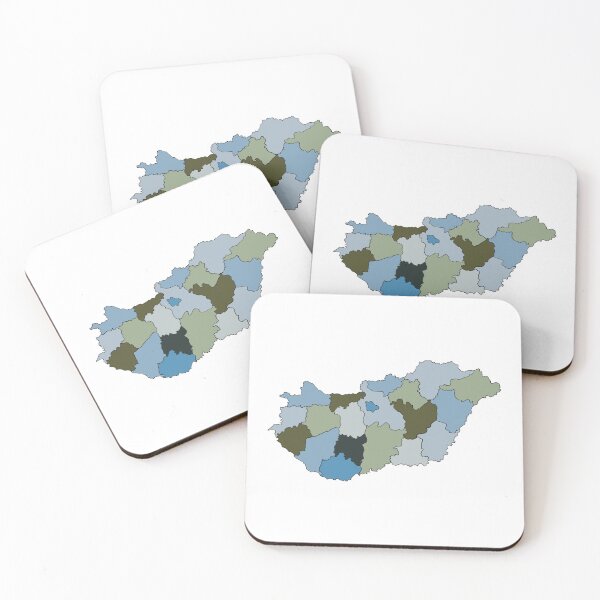 Item preview, Hungary Map Sticker — Abstract Colourful Art designed and sold by iampaulmorris.