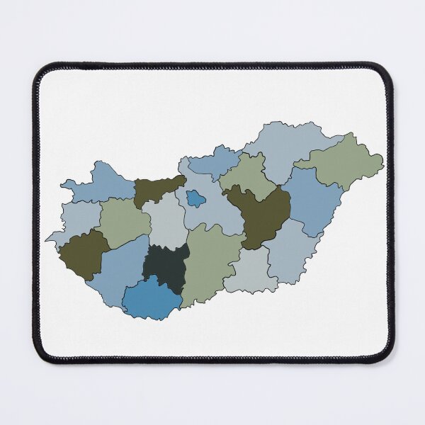 Item preview, Hungary Map Sticker — Abstract Colourful Art designed and sold by iampaulmorris.