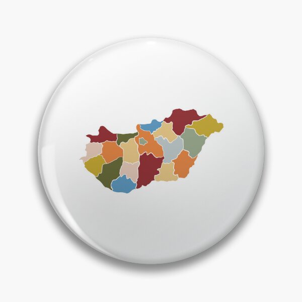Item preview, Hungary Map T-Shirt — Abstract Colourful Art designed and sold by iampaulmorris.