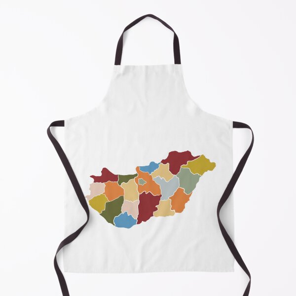 Item preview, Hungary Map T-Shirt — Abstract Colourful Art designed and sold by iampaulmorris.