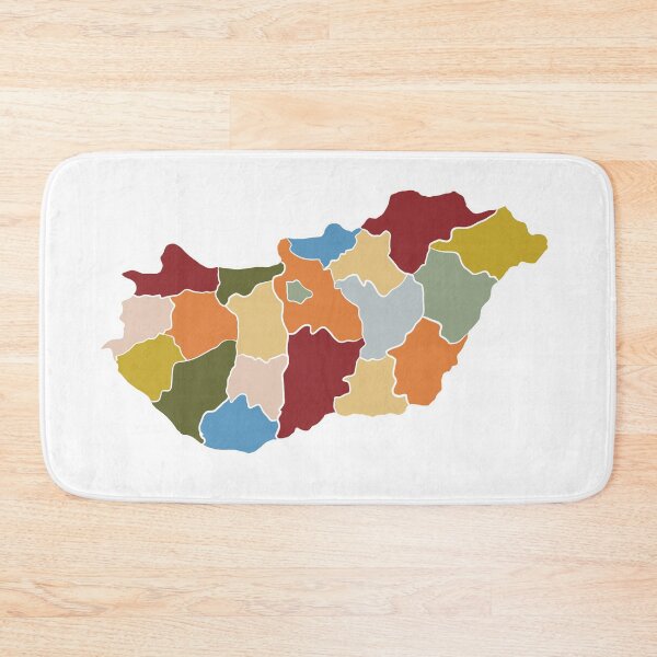 Item preview, Hungary Map T-Shirt — Abstract Colourful Art designed and sold by iampaulmorris.