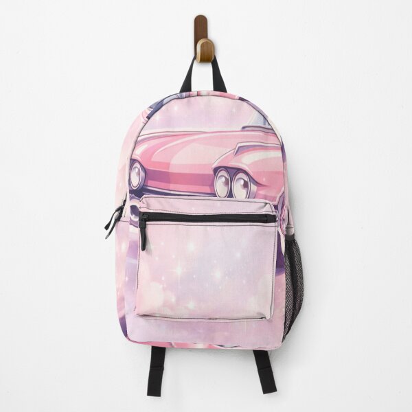 Item preview, Dreamy Pink Cadillac Illustration designed and sold by Soft Chaos Club.