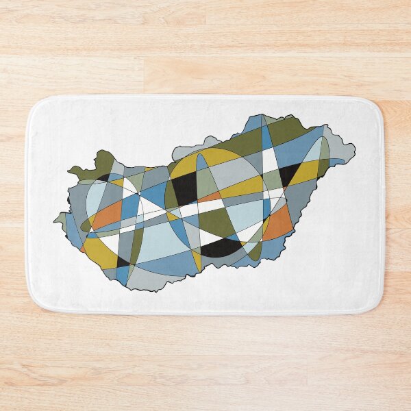 Item preview, Hungary Map Phone Case — Abstract Colourful Art designed and sold by iampaulmorris.