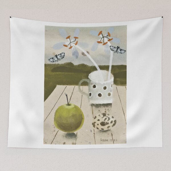 Item preview, apple and egg 1982  by Mary Fedden still life designed and sold by nebelimr.