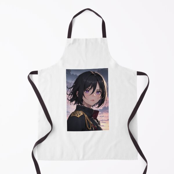 Item preview, Himida Rudoka Military Officer - Cinematic Purple Eyed Anime Art designed and sold by iloveanimechibi.