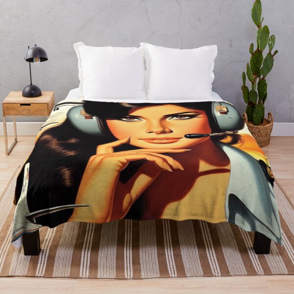 Item preview, Vintage Pilot Woman designed and sold by PulpVintage.