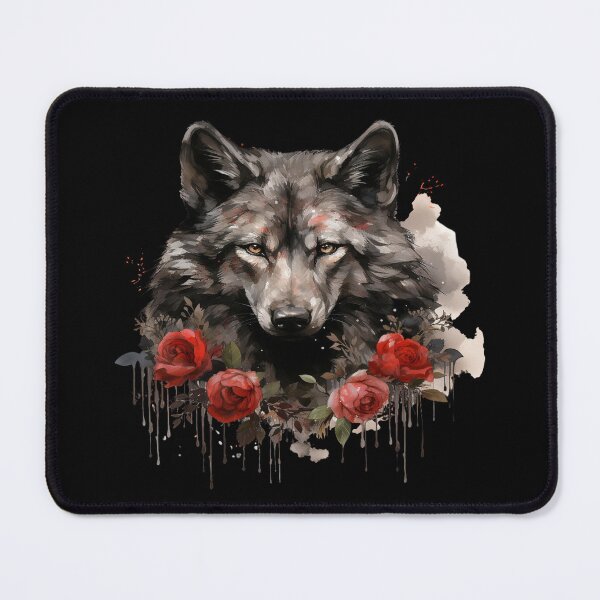 Item preview, The Vigil of the Thorned Wolf designed and sold by TheInkRaven.