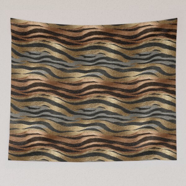 Item preview, Colorful Dark-Hued Tiger Skin Pattern  - Bridal Shower Gifts designed and sold by RoyalStarsPatts.