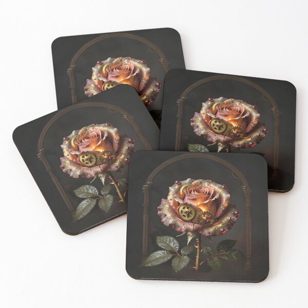 Item preview, Clockwork Rose in Brass and Copper designed and sold by Marcu Ioachim.
